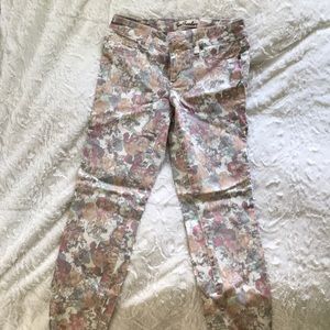 pastel floral jeans